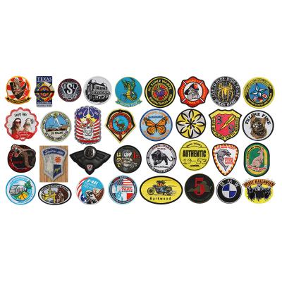 China Workable variety of cute types and styles 100% polyester embroidered patches that can be sewn and pressed for sale