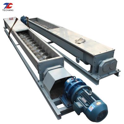 China Heat Resistant Industrial Equipment Material Conveying Screw Feeder / Flexible Screw Conveyor for sale