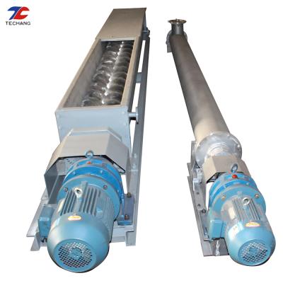 China Heat Resistant Industrial Equipment Material Conveying Screw Feeder / Flexible Screw Conveyor for sale