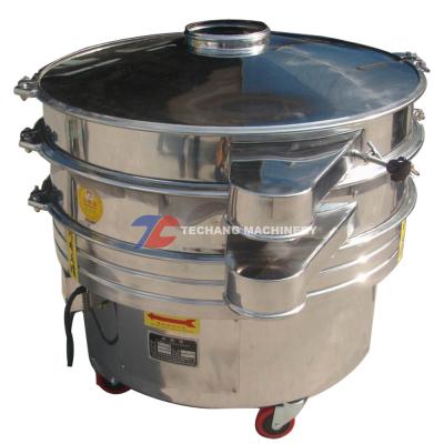 China Dairy Products Factory Stainless Steel Rotary Circular Vibrating Screen Vibrating Sieve For Starch for sale