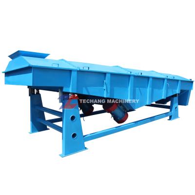 China Ore Carbon Steel Sand Sieve Vibrating Linear Vibrating Screen for sale