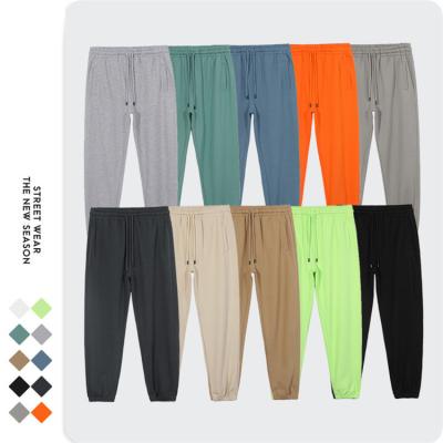 China Mens Loose Casual Terry Fleece Fabric Unisex Custom Solid Color Terry Hoodies Fabric/Fleece Grams Sweatpants 230-450 for sale