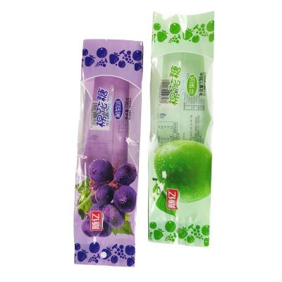 China Clear Barrier Plastic Packaging Food Snack Package Bag Frost Cookie Side Gusset Package Bags Heat Seal for sale