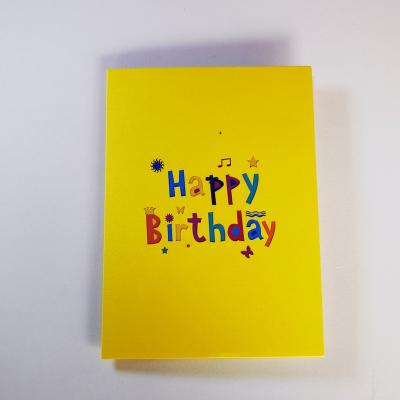 China Europe 2024 Popular Happy Birthday Pop Up Card For Adults and Kids - 5