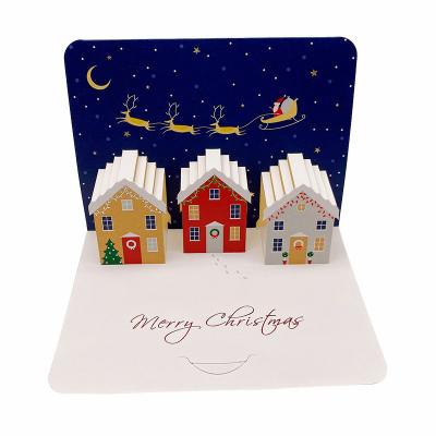 China China 3D Christmas Cards Funny Greeting Xmas Pop Up Card For Family, Wife, Husband, Kids, Friends - Includes Envelop and Note Tag for sale