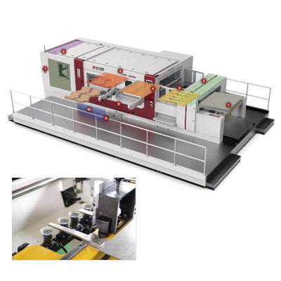 China MWZ1650GF printing shops factory outlet machine low price automatic flatbed die cutting folding wrapping machine with paper for sale