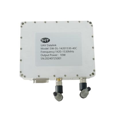 China Alta performance 1420-1530MHz 10W UAV Datalink para vídeo Transmissão de sistema de longa distância à venda