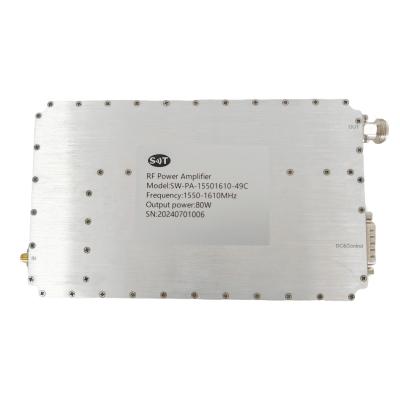 Κίνα 1550-1610MHz 80W RF ενισχυτής ισχύος L-Band Amplifier Module για συστήματα ασύρματης επικοινωνίας προς πώληση