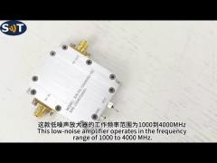 Uitra-Low Noise Amplifier Module 1000-4000MHZSolid State Amplifier for Radar, and Testing Equipment