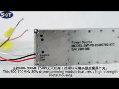 High performance 600-700MHz 50w drone jamming module