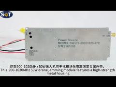 High precision amplifier module 50W 900-1020MHz jamming module for drone countermeasure systems