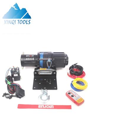 China ATV/UTV XINQI Winch 4500LB UTV 5 Ton Electric Winch With Model Specifc Mount Fits for sale