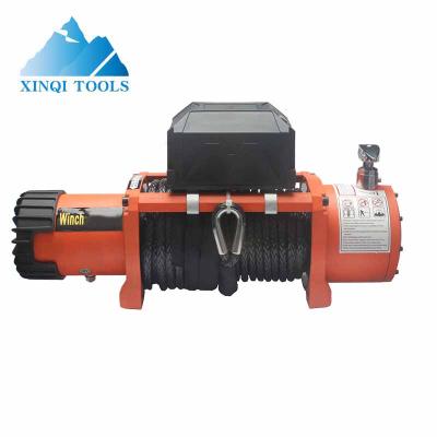 China XINQI 13000lbs AUTO 12V 24V 4WD Electric Winch Off Road 4x4 for sale