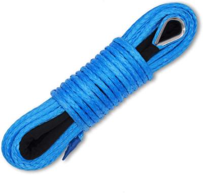 China BOAT XINQI 12MM Synthetic Plasma Winch Rope for sale