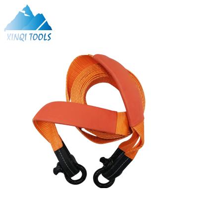 China Car towing hot XINQI bag printing logo amazon towing strap towing strap accessories tow strap with hook for sale