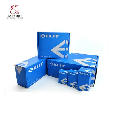 China Logo Printed CMYK color foldable Corrugated Cardboard Box , Custom Cardboard Shoe Boxes for sale