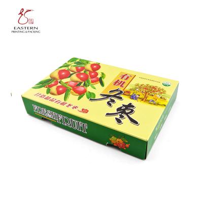 China Fruta que empaqueta CMYK 4C que imprime las cajas acanaladas del anuncio publicitario con longitud de la tapa 400m m en venta