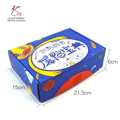 China 15cm Width 21.5cm Length Corrugated Cardboard Box , Corrugated Mailing Boxes E Flute for sale