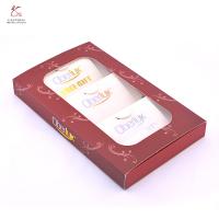 China Cajas de empaquetado de la cartulina 30m m gruesa roja para el carnet de socio en venta