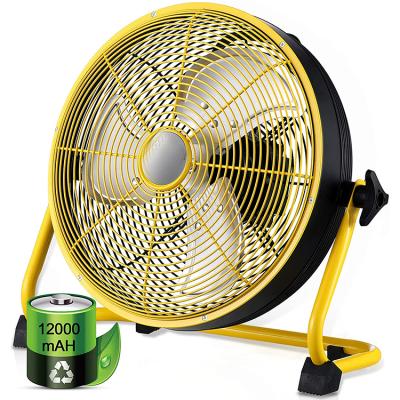 China Wholesale Price Cooling 10 Inch Portable DC Rechargeable Camping Fan for sale