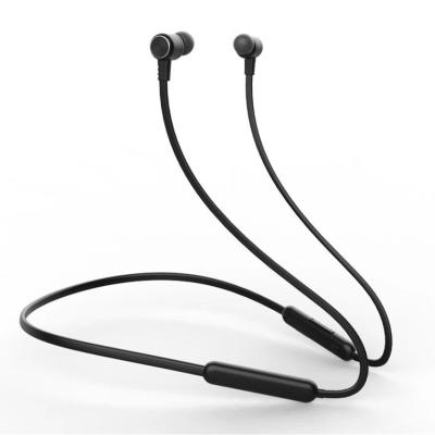 China Powerful 5.0 Bass Portable Stereo Neckband Band Earphone Earbuds IPX5 Wireless Sweatproof Sports Earphone For Mobile Accessories for sale