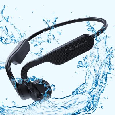 China High Quality Osteoconductive BT Neckband Style Shock Bone Conduction Sports Wireless Headphones Bone Earbuds Earphone for sale