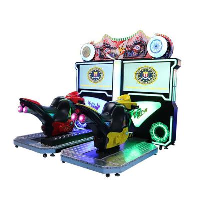 China Arcade Motor Driving Simulator Motorcycle Car Racing Game Two Player Coin Operated Entertainment for sale