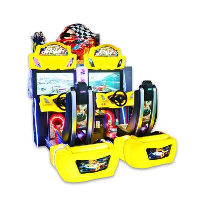 China Entertainment Game Center Arcade Coin Operated Simulator Racing Two Player Car Game Machine for sale