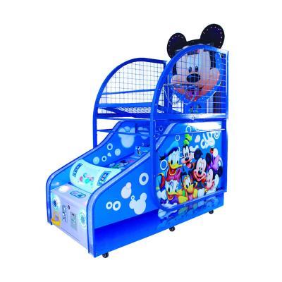 China Commercial Kids Mickey Coin Operated Basketball Shooting Arcade Game Entertainment Machine for sale