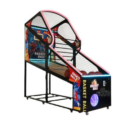 China New Electronic Coin Operated Crazy Entertainment Hoop Basketball Shoot Game Machine for sale