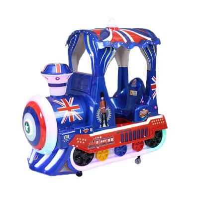 China Entertainment Sallanan Araba New Style Happy 3D Coin Operated Kiddie Rides Train Ride for sale