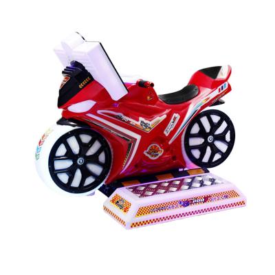 China Entertainment Fun Kiddie Ride Machine Video Game 3D Racing Car Motorcycle Children Coin Operated Rocking Rides for sale