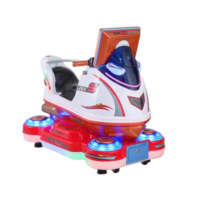 China Entertainment Motor Kiddie Ride Video Game 3D Racing Car Motorcycle Interactive Kids Rides for sale