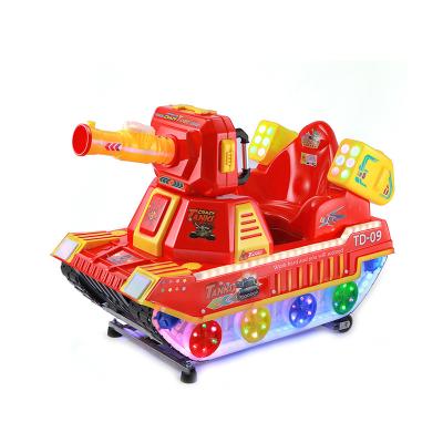 China Interactive Entertainment 3D Children's Pusher Car Kiddie Coin Operated Rocking Rides for sale