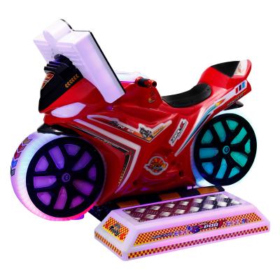 China Motorcycle machine direct interactive simulation metal factory automatic child rides electric toy car for sale