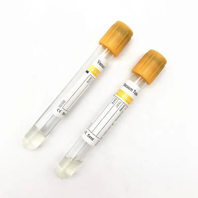 Cina tubo di analisi del sangue in vetro PRP SST con gel di separazione personalizzato in vendita