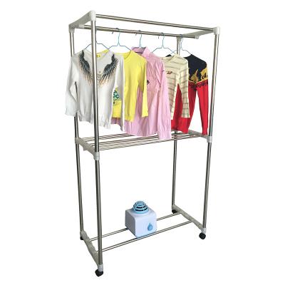 China Commercial Square Type Large Capacity 15kg Stainless Steel Electric Heater Folding Electric Clothes Dryer for sale