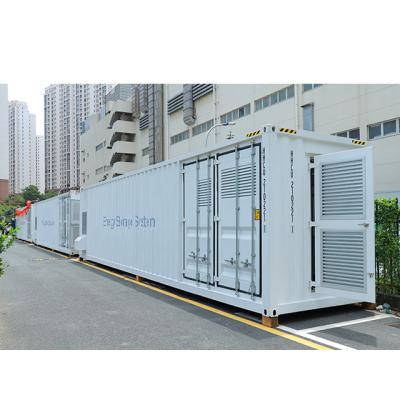 China New product low internal resistance low self-discharge balance microgrids 3mwh 40gp Container Ess Energy Storage Battery for sale