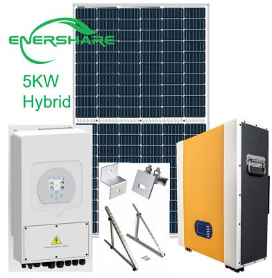 China 5 Kw 10kwh Off-grid/hybrid Solar Battery Storage Hybrid Energy System for sale