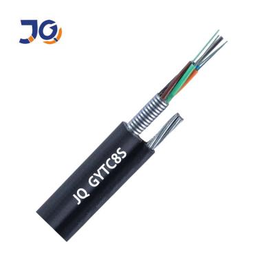 China Outdoor conduit 24 cores aerial or self support figure-8 GYTC8S SM G652D fiber optic cable for sale