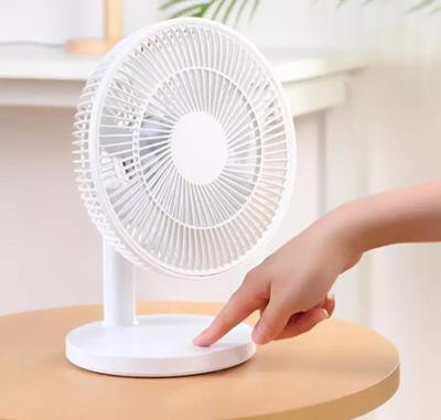 China Hotel electric fan rechargeable small desktop desk fan for sale