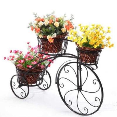 China Minimalist Flooring Plant Stand Metal Wire Wedding Decoration Flower Pot Display Stand for sale