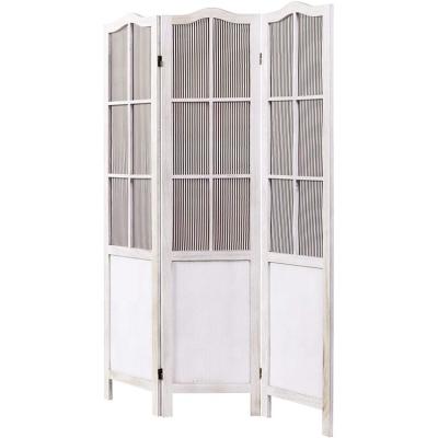 China Modern 4 Panel 5.6ft Tall Wood Room Divider, Wood Folding Room Divider Screens, Panel Divider&Room Dividers for sale