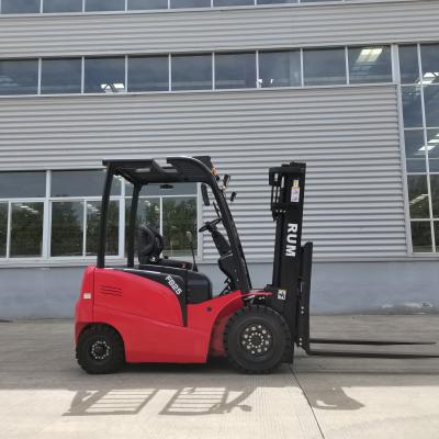 China Hotels Electric Forklift 2000kg/2 Ton With Lithium Battery for sale