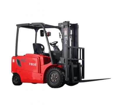 China New Small Cabin Hotels 1.5 Ton Optional Battery Forklift Electric Forklift With Side Shifter&AC for sale