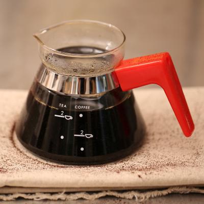 China Best Selling 500ml Special Design Glass Coffee Tea Water Kettle for sale