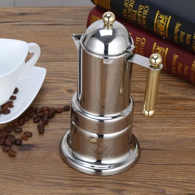 China 400 ml de acero inoxidable Moka Pot Bialetti Venus 4 Taza para cocina en venta