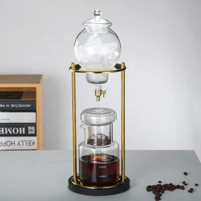 China 6 e 8 xícaras Borosilicato Vidro Cold Brew Dutch Coffee Maker Cafeteria gelada à venda