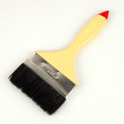 China Paint Brush Made Of Natural Bristle For Clean And Wall Paint And Food Brush for sale