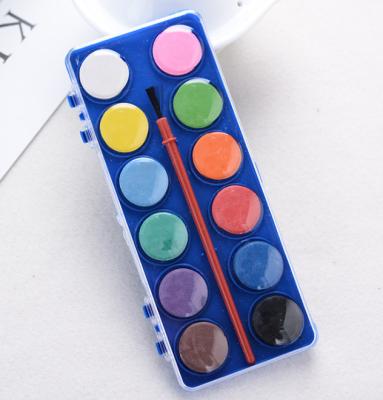 China New Launched High Quality Eco-friendly Non-toxic 12 Colors 36 Colors Watercolor Paint For Kids Students Gouache Painting Set for sale